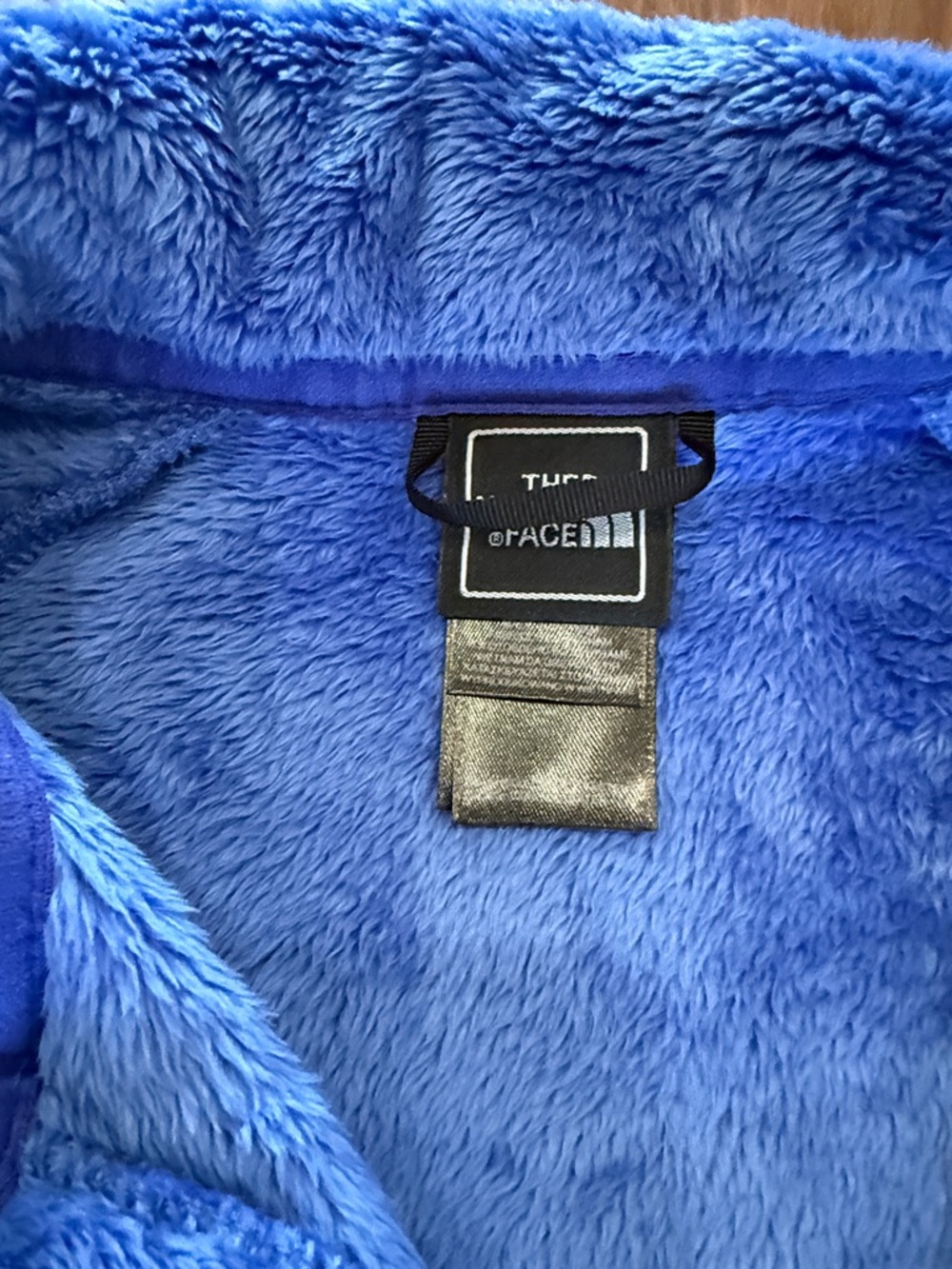 The North Face Royal Blue Plush Fleece Jacket - Picture 4 of 6